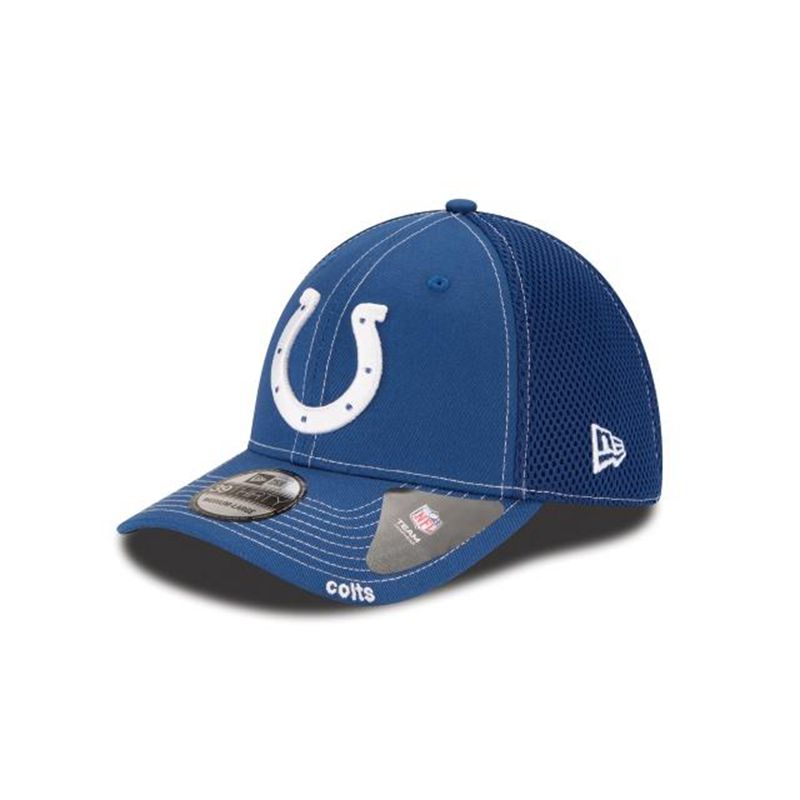 NFL Indianapolis Colts Neo 39Thirty Stretch Fit (MHO8614) - Blue New Era Caps